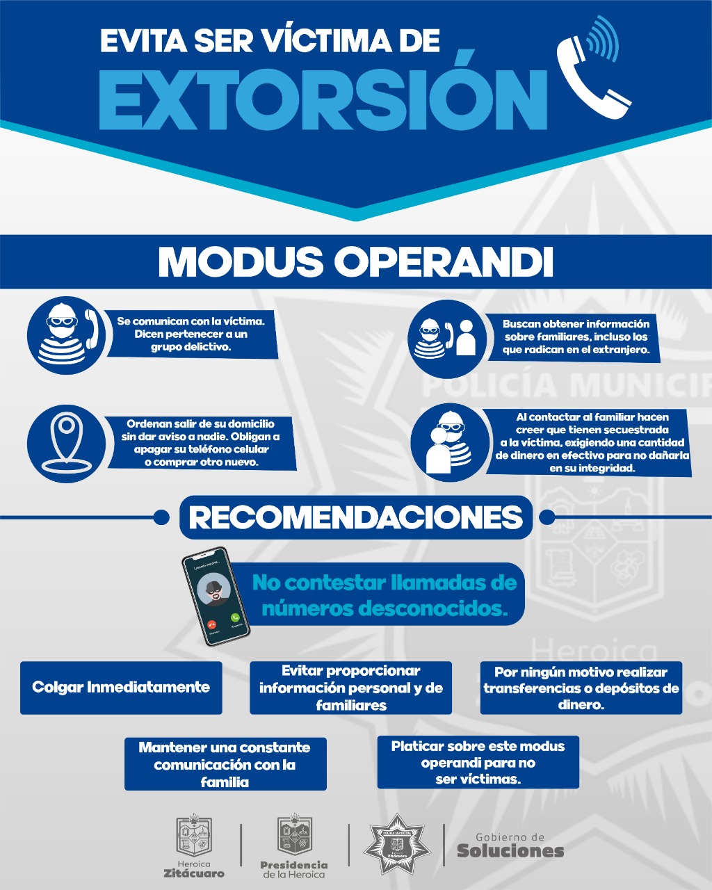 Inicia Sspm Campaña Para Prevenir Extorsión Y Secuestro Virtual Portal Urbano 3621