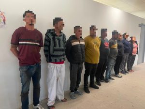 *En operativo interinstitucional, SSP brinda apoyo a FGE para detener a 9 presuntos implicados en homicidio en Uruapan*