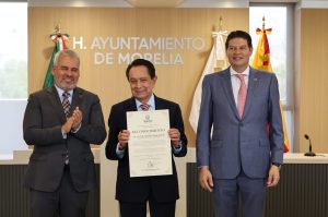 *Conmemora Alfonso Martínez Alcázar 25 años del rescate del Centro Histórico de Morelia*