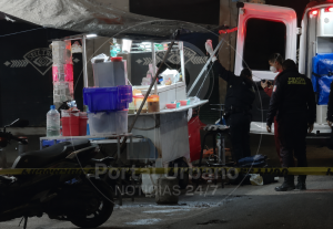 Ataque armado deja a un hombre herido cuando cenaba en un puesto de tacos en Morelia