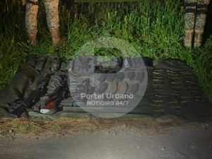 Ejército asegura fusiles, municiones y equipo táctico durante operativo en Ario de Rosales