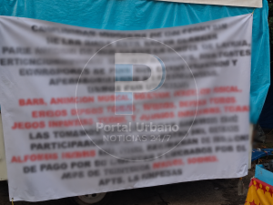 Hallan manta con mensaje atribuido al crimen organizado en Caltzontzin previo a festividad patronal
